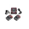 Battery & Charger Kit with Two 18V Advanced Lithium 2.5Ah Batteries and 120V Charger