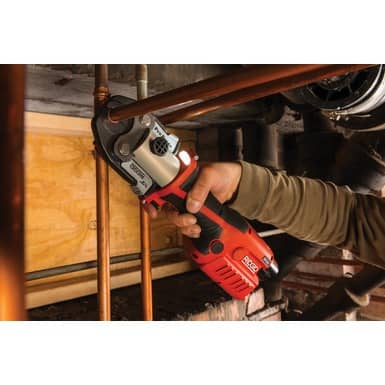 RP 241 PROPRESS KIT 1/2-1-1/4 Inline Compact Press Tool Kit with 1/2" to 1 1/4" ProPress Jaws, 12V Li-ion Battery - Image 4