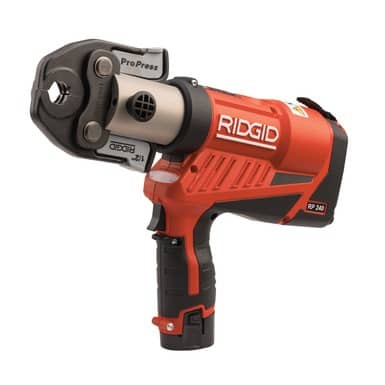 RP 240 PROPRESS KIT 1/2-1-1/4 Compact Press Tool Kit with 1/2" to 1 1/4" ProPress Jaws, 12V Li-ion Battery - Image 9