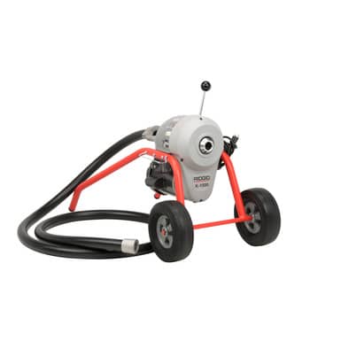 Sectional Drain Cleaning Machine for 2 in. to 10 in. Drain and Sewer Lines, with Upright A-Frame Assembly and A-34-15 Rear Guide Hose (120V) - Image 3