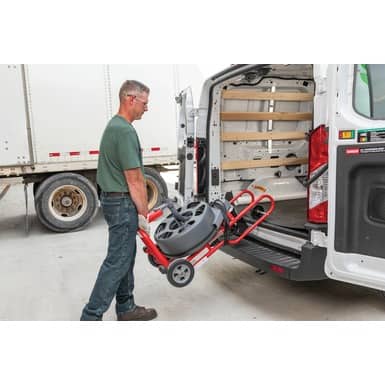 K-750 w/C-24 Auto-Feed Drum Machine for 3 in. to 8 in. Drain and Sewer Lines, with C-24 5/8 in. x 100 ft. Inner Core Cable and Tool Set, 115V - Image 4