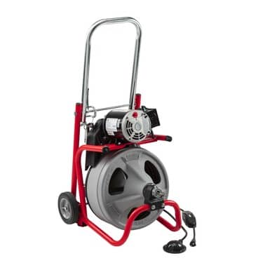 K-400 Drum Machine With C-32 3/8 Inch X 75 Foot Integral Wound (IW) Solid Core Cable - Image 3
