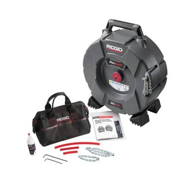 FlexShaft Drain Cleaning Machine for 2 in. to 4 in. Lines, with 70 ft. Cable and Chain Knockers - Image 4