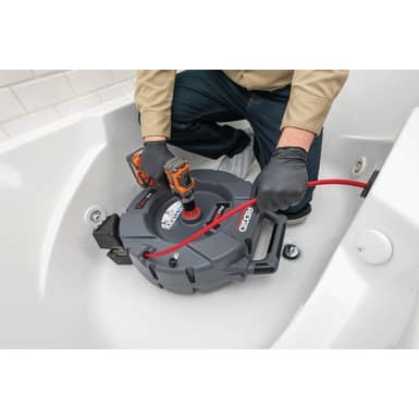 FlexShaft Drain Cleaning Machine for 2 in. to 4 in. Lines, with 70 ft. Cable and Chain Knockers - Image 2