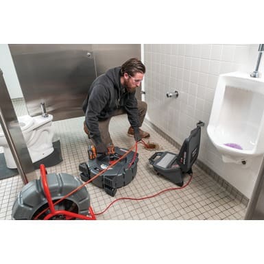 FlexShaft Drain Cleaning Machine for 2 in. to 4 in. Lines, with 70 ft. Cable and Chain Knockers - Image 6
