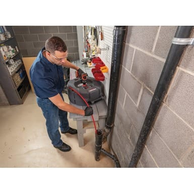 FlexShaft Drain Cleaning Machine for 2 in. to 4 in. Lines, with 70 ft. Cable and Chain Knockers - Image 8