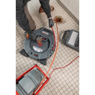 FlexShaft Drain Cleaning Machine for 2 in. to 4 in. Lines, with 70 ft. Cable and Chain Knockers - Image 10