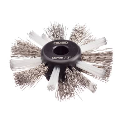 Nylon/Steel Brush 2" (55mm) For 5/16" (8mm) Cable With Nylon And Steel Strings - Image 3