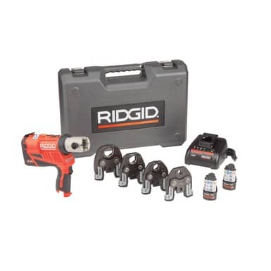 RP 240 PROPRESS KIT 1/2-1-1/4 Compact Press Tool Kit with 1/2" to 1 1/4" ProPress Jaws, 12V Li-ion Battery