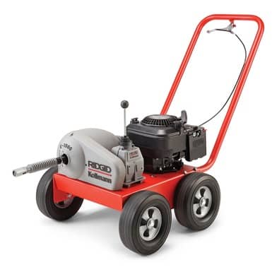 K-1000 w/A-2475 Gas-Powered Rodder Machine for 8 in. to 24 in.