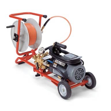 KJ-1350-C 115 VOLT STANDARD JETTER WITH PULSE, HOSE AND CART