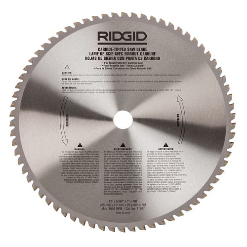 BLADE, CARBIDE-TIPPED 12" 70T